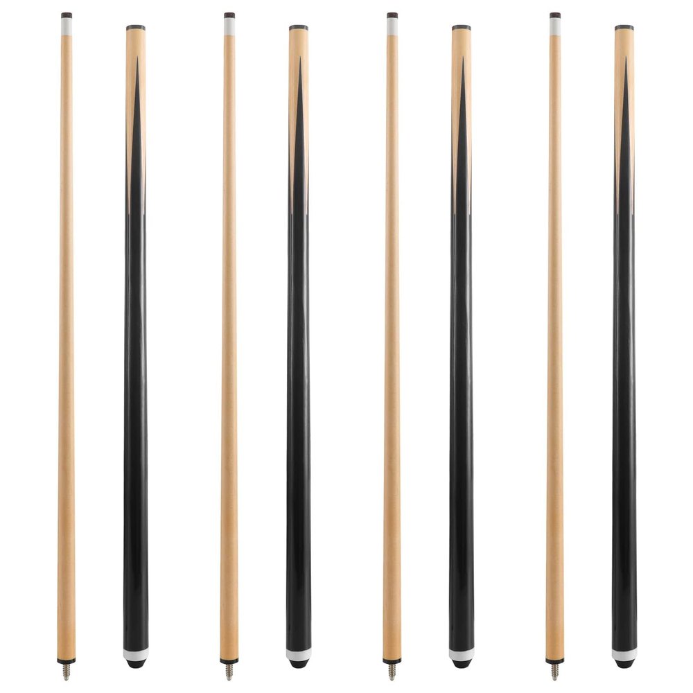 HMQQ Pool Cue Stick/Billairds cue Stick Pool Stick 58" Set of 2/Set of 4 /Set of 4 20OZ, 48" Set of 2/ Set of 4, with Different Weight/Size/Quantity (58" Set of 4)