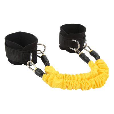 Ankle Band, Gym Leg Training Band Elastic Leg Training Strap with Cuffs for Fitness