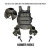 SOTG Delta Tactical Tool Vest with Tools Pouches, Lightweight & Durable Construction Vest with Weight Dispersal Technology view 2