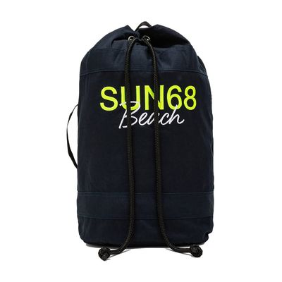 SUN68 Unisex Bag X32135 Dark blue big bag cabardine, dark blue, One size