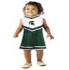 Little King NCAA Toddler/Youth Girls Team Cheer Jumper Dress-Michigan State-Y6 view 1