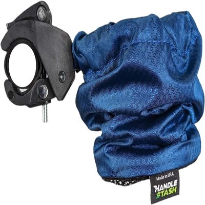 Shock-Absorbing Bike Cup Holder (Blucifer Blue Diamond) | Fits All Handlebars | Adjustable to Any Size Drink | Made for Bicycles, Boats, Wheelchairs | Xmas Stocking Stuffer | Made in USA