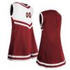 Little King NCAA Toddler/Youth Girls Team Cheer Jumper Dress-Mississippi State-3T view 3