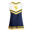 Little King NCAA Toddler/Youth Girls Team Cheer Jumper Dress-West Virginia-2T view 4