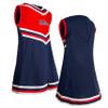 Little King NCAA Toddler/Youth Girls Team Cheer Jumper Dress-Ole Miss-3T view 3