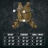 Spec Ops Tool Gear SF-18 Delta 2.0 Tactical Tool Vest & Belt  Modular MOLLE Work Vest with Multiple Tool Pouches & Weight-Dispersing Design | Large | Coyote Tan view 2