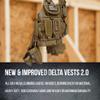 Spec Ops Tool Gear SF-18 Delta 2.0 Tactical Tool Vest & Belt  Modular MOLLE Work Vest with Multiple Tool Pouches & Weight-Dispersing Design | Large | Coyote Tan view 3