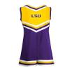 Little King NCAA Toddler/Youth Girls Team Cheer Jumper Dress-LSU-4T view 3