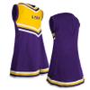 Little King NCAA Toddler/Youth Girls Team Cheer Jumper Dress-LSU-4T view 4
