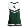Little King NCAA Toddler/Youth Girls Team Cheer Jumper Dress-Michigan State-4T view 3