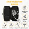 Steez Golf Accessory Case - Golf Bag Organizer. Airtight, Water-Resistant, Protective Hard Case for Phone, Tees, Ball Markers, Repair Tools, and Golf Essentials. Removable Golf Glove Hanger/Dryer view 4