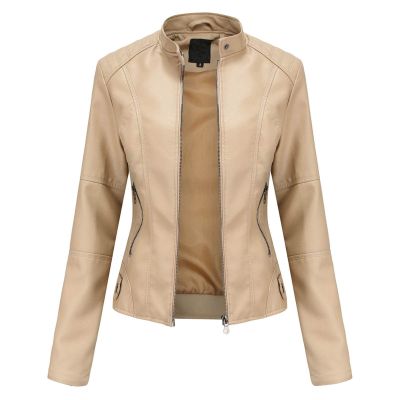 HINDOLA Womens Faux Leather Jackets Short Motorcycle Jacket Winter Fashion Moto Biker Casual Jackets Coat