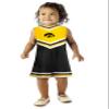 Little King NCAA Toddler/Youth Girls Team Cheer Jumper Dress-Iowa-Y6 view 1