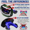 Oral Mart Football Mouth Guard (Green Monster) - Lip Guard Mouthpiece - Football Mouthguard Pacifier Protector view 2