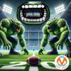 Oral Mart Football Mouth Guard (Green Monster) - Lip Guard Mouthpiece - Football Mouthguard Pacifier Protector view 3