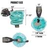 Shock-Absorbing Bike Cup Holder (Influencer Blue Diamond) | Fits All Handlebars | Adjustable to Any Size Drink | Made for Bicycles, Boats, Wheelchairs | Xmas Stocking Stuffer | Made in USA view 3