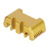 NDZ Performance Aluminum Slide Racker Assist Back Plate for Gen 1-5 Glock 17 19 19x 22 23 24 26 27 31 32 33 34 35 45 47 49, Improved Slide Grip, Gold - Veritas Aequitas Bold view 3