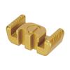 NDZ Performance Aluminum Slide Racker Assist Back Plate for Gen 1-5 Glock 17 19 19x 22 23 24 26 27 31 32 33 34 35 45 47 49, Improved Slide Grip, Gold - Veritas Aequitas Bold view 4