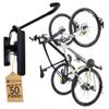StoreYourBoard 2-Bike Swivel Rack  Wall Mounted Garage Bike Storage, Vertical Hanger with 120 Swing Design & Stopper, Space-Saving Indoor Wall Mount  Fits Kids Bikes, BMX & More  Black view 1