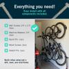 StoreYourBoard 2-Bike Swivel Rack  Wall Mounted Garage Bike Storage, Vertical Hanger with 120 Swing Design & Stopper, Space-Saving Indoor Wall Mount  Fits Kids Bikes, BMX & More  Black view 4