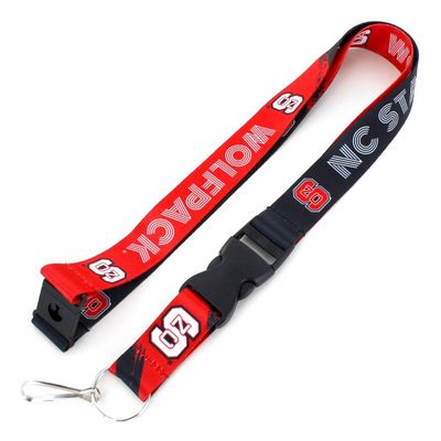 Aminco NCAA North Carolina State Wolfpack Crossfade Lanyard