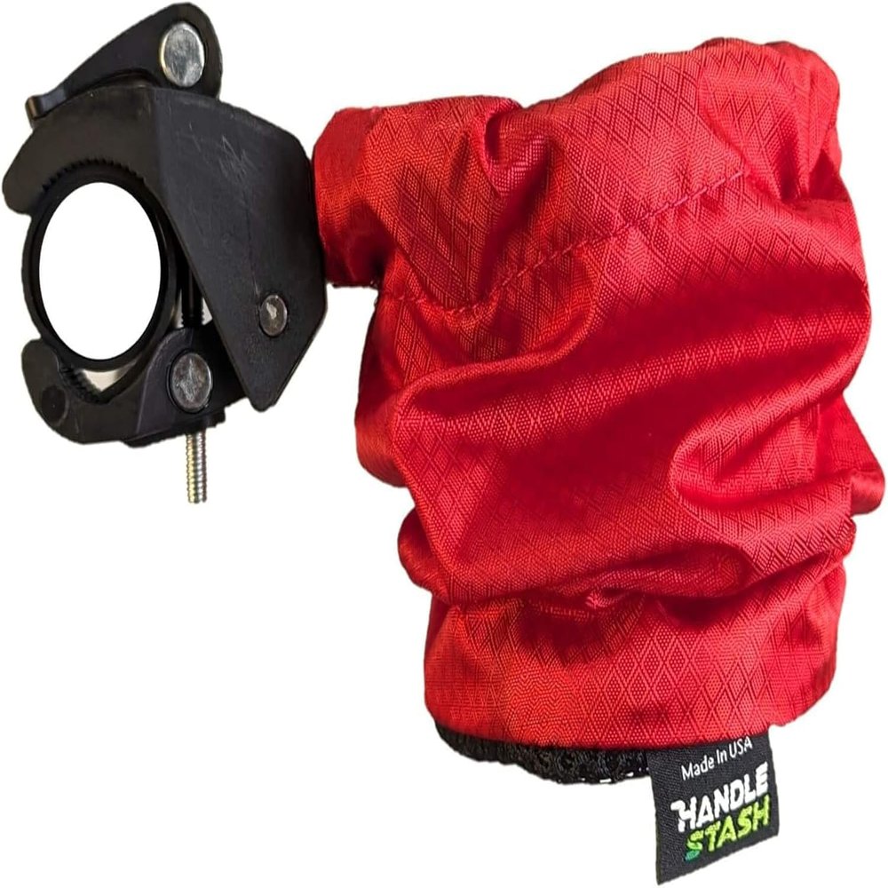 Shock-Absorbing Bike Cup Holder (Red Hot Diamond) | Fits All Handlebars | Adjustable to Any Size Drink | Made for Bicycles, Boats, Wheelchairs | Xmas Stocking Stuffer | Made in USA