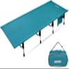 MARCHWAY Lightweight Folding Tent Camping Cot Bed with Lever Lock, Easy Setup Portable Compact for Outdoor Travel, Hunting, Hiking, Motorcycling, Support 330Lbs (Blue) view 1