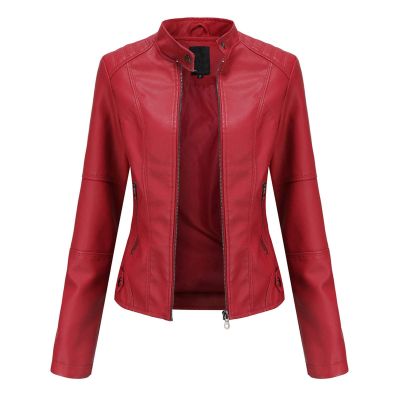 HINDOLA Womens Faux Leather Jackets Short Motorcycle Jacket Winter Fashion Moto Biker Casual Jackets Coat