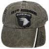 101st Airborne Screaming Eagles Shadow Olive Drab Acrylic Adjustable Embroidered Baseball Hat Cap view 3