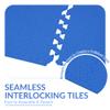 Signature Fitness Puzzle Exercise Mat with EVA Foam Interlocking Tiles, Blue, 3/4 Thick, 6 Tiles, 24 Sq Ft view 4