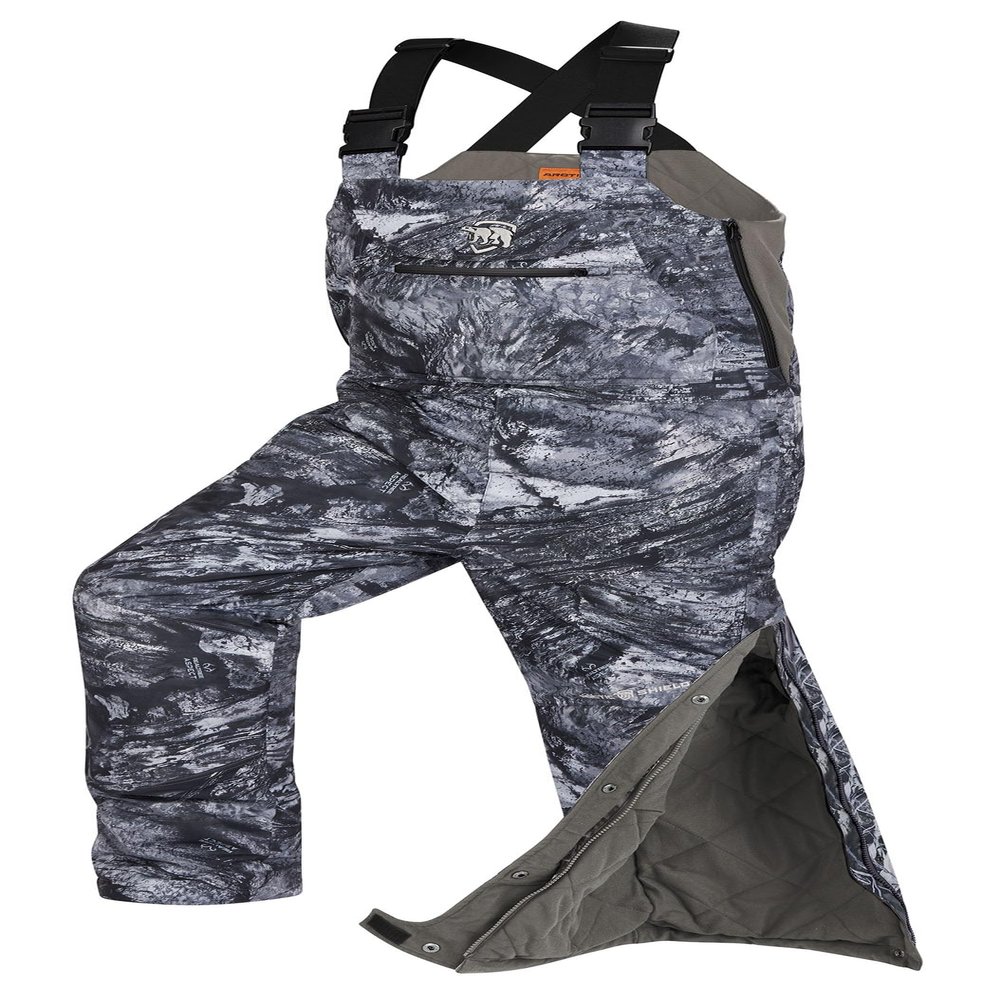 ArcticShield Tundra Camo Hunting and Cold Weather Bib, Retain Heat-Retention Technology, Waterproof, Breathable