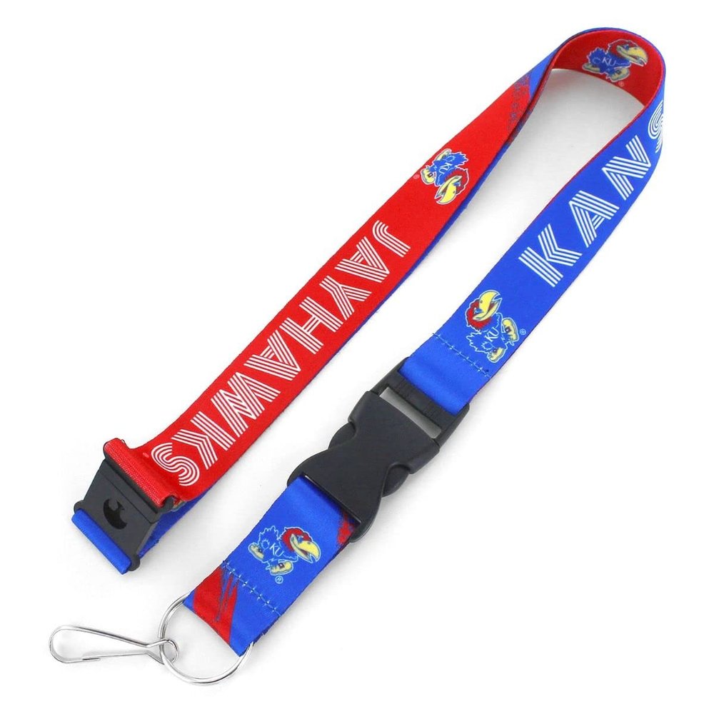 Aminco NCAA Kansas Jayhawks Crossfade Lanyard