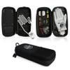 Steez Golf Accessory Case - Bag Organizer. Airtight, Water-Resistant, Protective Hard Case for Phone, Tees, Ball Markers, Repair Tools, and Essentials. Removable Glove Hanger/Dryer view 1