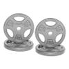 CAP Barbell Standard 1-Inch Grip Weight Plates 10 lbs Gray, Pack (x4) (RWPIS-010B) view 1