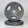 CAP Barbell Standard 1-Inch Grip Weight Plates 7.5 lbs BLACK, Pack (x2) view 2