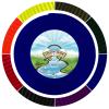 Country Brook Design - Blue Tubular Nylon Webbing (1 Inch, 20 Yards) view 1