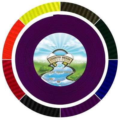 Country Brook Design - Purple Tubular Nylon Webbing (1 Inch, 20 Yards)