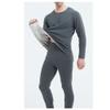 Jueshanzj Men's winter thermal underwear men's suit fattened and thickened 5XL Black view 2