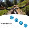 Bike Cable Ends, ZTTO Bike Cable End Ball Caps Reusable Brake Cable End Crimps for Mountain Bike Road Bike(blue) view 4