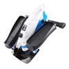 BUZZNN Mini Elliptical Machine, Under Desk Elliptical Machine, Desk Elliptical Machine Trainer with Non-Slip Pedal, Display Monitor & Adjustable Resistance for Home Office Workout