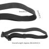 HERCHR Scuba Diving Universal Fins Straps, Scuba Dive 26in Rubber Knife Straps Quick Release Buckles Accessories, Fit for Most Fins Ideal for Freediving & Snorkeling, Ensure Safety, Black view 2