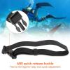 HERCHR Scuba Diving Universal Fins Straps, Scuba Dive 26in Rubber Knife Straps Quick Release Buckles Accessories, Fit for Most Fins Ideal for Freediving & Snorkeling, Ensure Safety, Black view 3