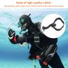 HERCHR Scuba Diving Universal Fins Straps, Scuba Dive 26in Rubber Knife Straps Quick Release Buckles Accessories, Fit for Most Fins Ideal for Freediving & Snorkeling, Ensure Safety, Black view 4