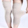 Aecsoc Warm Cashmere and Wool Thicken Men and Women Leg Warmers Breathable Elastic Blend Knee Wraps PDY202242(Beige,XXL) view 2