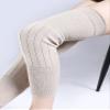 Aecsoc Warm Cashmere and Wool Thicken Men and Women Leg Warmers Breathable Elastic Blend Knee Wraps PDY202242(Beige,XXL) view 4