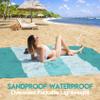 BYDOLL Nylon Beach Blanket Waterproof Sandproof Oversized 7'x7' Suits 1-5 Adults Sand Free Extra Large Blanket Lightweight Soft Picnic Mat for Beach Travel Camping view 2
