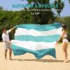 BYDOLL Nylon Beach Blanket Waterproof Sandproof Oversized 7'x7' Suits 1-5 Adults Sand Free Extra Large Blanket Lightweight Soft Picnic Mat for Beach Travel Camping view 3