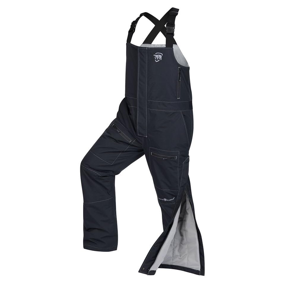 ArcticShield Heat Echo Attack Bibs, Black, X-Large