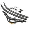 HNZMDY 62 ILF Takedown Recurve Bow 30-60 Lbs ILF Bow Riser and Limb Archery American Hunting Bow with Gordon Limbs for Adult Competition Athletic Bow Right Hand (55 Lbs, Black) view 2