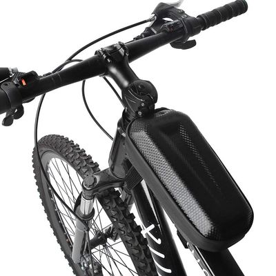 Bike Accessories Top Tube Bag for Men Women EVA Hard Shell Waterproof Mount Front Frame Bike Bags for Road/Mountain Bike Phone Holder Mount Bike Handlebar Bag Bicycle Cell Phone Accessories